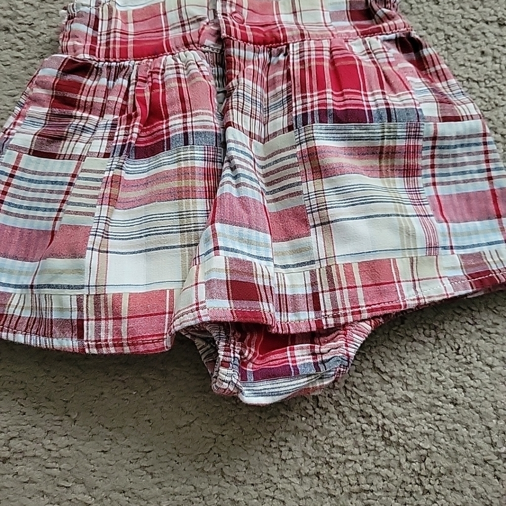 Faded Glory Baby Girl's Plaid Sleeveless Dress - Picture 8 of 9